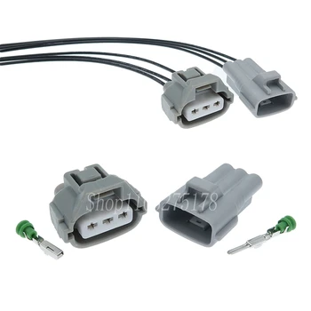 1 Комплект 3-контактных 90980-11020 90980-11607 Проводов автомобильных фар для Toyota Auto Водонепроницаемый кабельный разъем