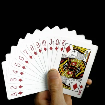 1 Комплект водонепроницаемых игральных карт из покерного пластика, ПВХ, Семейная вечеринка, Веселая настольная игра, Новая колода, Набор классических инструментов для фокусов, Игры в покер