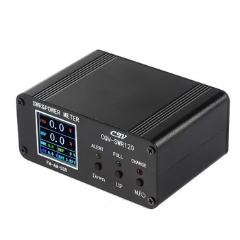 1 ШТ CQV-SWR120 120 Вт КСВ и Измеритель мощности Стоячей волны Функция Сигнализации Высокой Стоячей волны 240 X 240 Полноцветный HD-дисплей