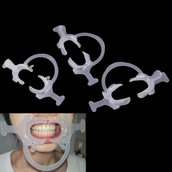 1 ШТ. Ретрактор Открывалка для рта Высококачественный Стоматологический Материал Ортодонтический Прозрачный зуб типа С Внутриротовой Губой и щекой