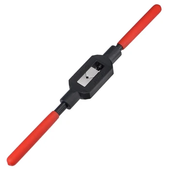 1 ШТ. Ручка разводного гаечного ключа из черной и красной стали для метчиков 1/4-3/4 дюйма (UNC / UNF) /метрики M5-M20