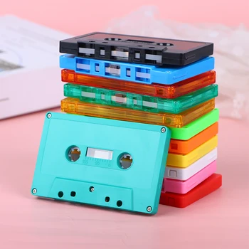1 шт. цветной пустой чехол для магнитной ленты Чехол для магнитной ленты для аудиозаписи Корпус кассеты для записи звука Пылезащитный ящик