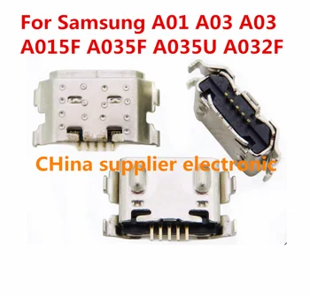 10 шт.-200 шт. Зарядное Устройство USB Порт Для Зарядки Док-станция Для Samsung A01 A03 A03 Coer A015F A035F A035U A032F