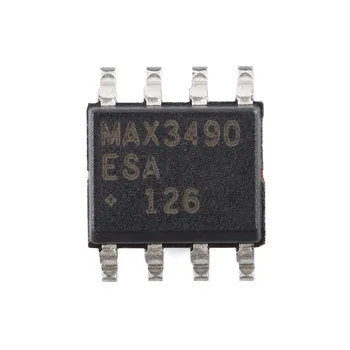 10 шт./лот MAX3490ESA + T SOP-8 Микросхема интерфейса MAX3490ESA RS-422/RS-485 с питанием 3,3 В, скорость нарастания 10 Мбит/с ограничена, True