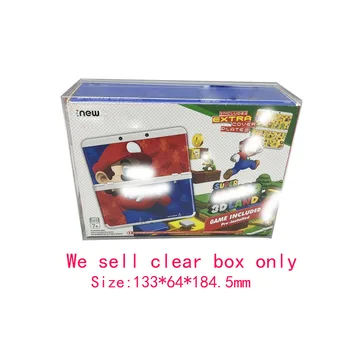 10 шт. Прозрачный чехол для домашних животных для новой ограниченной версии игровой консоли 3DS USA, коробка для хранения, коллекционный чехол