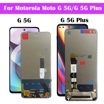 100% Тест Для Motorola Moto G 5G/G 5G Plus ЖК-Дисплей + Сенсорный Экран Дигитайзер В Сборе Замена Экрана Бесплатная Доставка