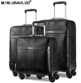 18 дюймов, 20 дюймов, 24-дюймовый багажный чемодан с вращающимися колесами, ручная кладь, дорожные сумки-тележки, 18 
