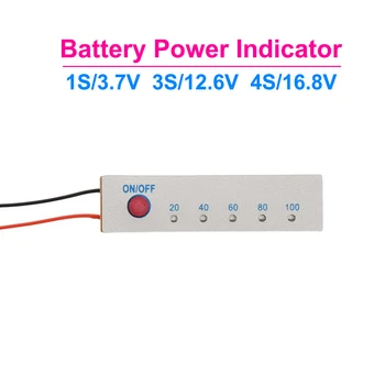 1S 3S 4S Плата Индикации Процента Заряда Литий-ионной Батареи Модуль Индикации Заряда Батареи 3,7 В/11,1 В/16,8 В для светодиодного дисплея Напряжения