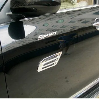 2 боковых вентиляционных отверстия воздухозаборника капота автомобиля декоративные аксессуары для Honda CRV Accord Odeysey Crosstour FIT Jazz City Civic JADE Crider