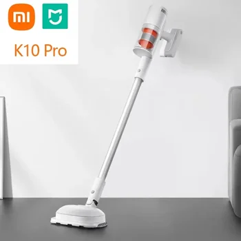 2023 НОВЫЙ Беспроводной пылесос Xiaomi Vacuum Cleaner K10 Pro с двойной поворотной электрической шваброй-щеткой, инструментом для уборки дома со светодиодным экраном