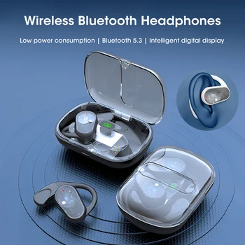 2023 Потоки Механических Механических Ветровых Беспроводных Bluetooth-Наушников HIFI Stereo HD Call Long Endurance Игровые Наушники Подарок для Мужчин