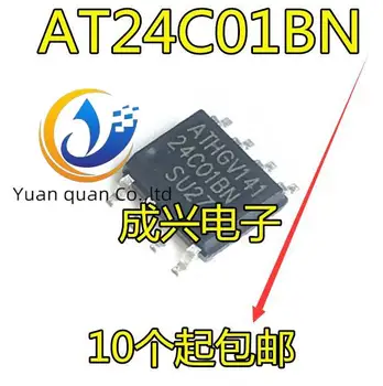 20шт оригинальная новая память AT24C01BN 24C01N 24C01A SOP-8/последовательная EEPROM