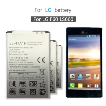 2100 мАч BL-41A1H Аккумулятор Для LG X Style Tribute HD Boost Mobile LS676 L56VL K200DS Optimus F60 MS395 Transpyre LS660