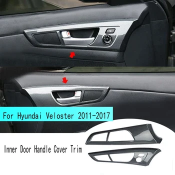 2шт Внутренняя Отделка внутренней дверной ручки для Hyundai Veloster 2011-2017