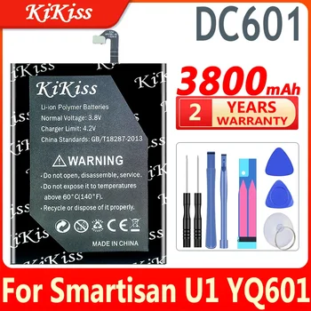 3800 мАч KiKiss Мощный Аккумулятор Для Мобильного Телефона Smartisan U1 YQ601 YQ603 YQ605 YQ607 DC601
