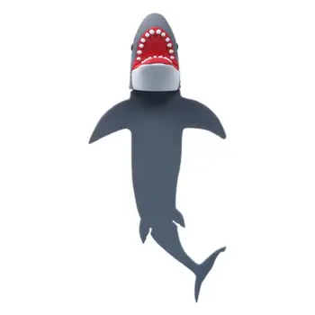 3D закладки 3D Закладки в форме акулы и крокодила с дурацкими животными Мультяшная Рождественская закладка Забавный подарок для чтения Новинка Забавный