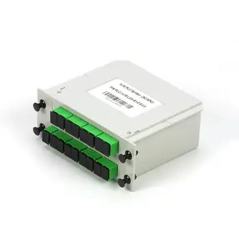 5ШТ Высококачественный кассетный волоконно-оптический разветвитель SC APC 1X16 PLC типа FTTH с оптическим соединителем и вставкой оптического разветвителя
