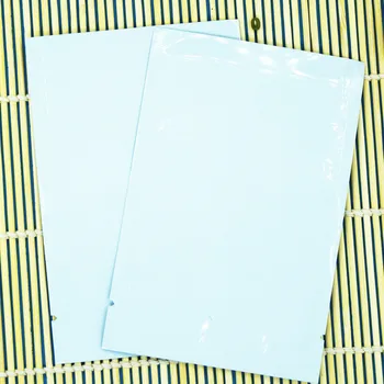 7x10cm 200pcs Белое Покрытие Термосвариваемые Полиэтиленовые Пакеты Из Алюминиевой Фольги, Верхний Открытый Алюминизированный Майларовый Пакет Для Упаковки Порошка В Пищевой Пакет
