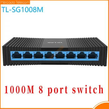 8-портовый полностью гигабитный пластиковый неуправляемый сетевой коммутатор Ethernet TP-LINK