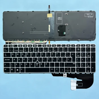 850 G3 Испано-американская Клавиатура С Подсветкой Для HP EliteBook 755 G3 755 G4 850 G3 850 G4 ZBook 15u G3 G4 С Рамкой HPM14N5