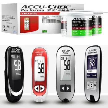 Accu-Chek Performa Тест-полоска для измерения уровня глюкозы в крови 50шт 100шт монитор красоты и здоровья portatil glucometro accesorios medicos monitor