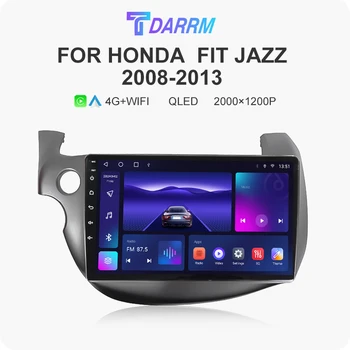 Android 12 Авторадио для HONDA FIT JAZZ 2007-2013 LHD 4G Автомобильный Мультимедийный GPS 2din Авторадио Стерео RDS AI Voice Беспроводной CarPlay