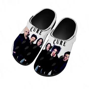 Cure Rock Band The Robert Smith Домашние сабо; Водонепроницаемая обувь на заказ; Мужская Женская обувь для подростков; дышащие пляжные тапочки с дырочками;