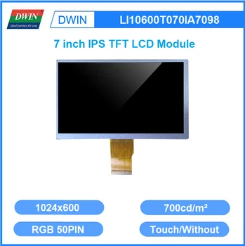 DWIN 7-дюймовый 1024x600 24-битный RGB Емкостный Сенсорный Экран IPS TFT ЖК-дисплей Модуль