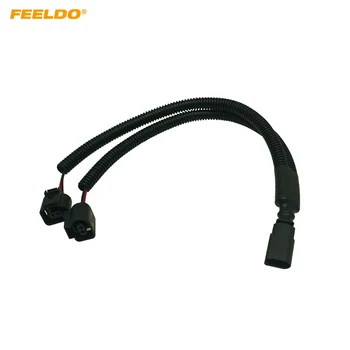 FEELDO Car Special 1 - 2 Штекерный адаптер для кабеля динамика для Volkswagen Audi Skoda Porsche Benz BMW Great Wall Разъемы для проводов