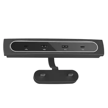 ForTesla Model 3 Model Y USB-Концентратор Динамического Питания Intelligent 4 В 1 USB-Шунтирующий Концентратор Адаптер Многопортовый Кабель Удлинитель Зарядного Устройства