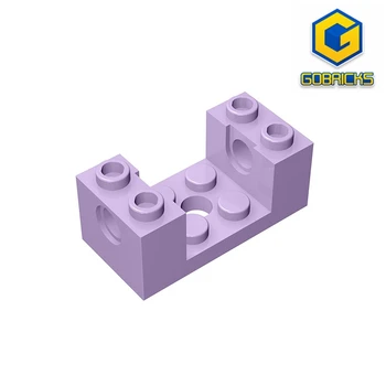 Gobricks GDS-1174 Технический, кирпич 2 x 4 x 1 1/3 с отверстиями и вырезом 2 x 2, совместимый с lego 18975 26447 DIY Gifts