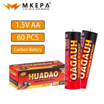 Huadao 1,5 В AA Одноразовая щелочная сухая батарейка для светодиодной игрушки Mp3-камера Вспышка Бритва CD-плеер Беспроводная мышь Клавиатура