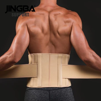 JINGBA SUPPORT, мужской триммер для талии, пояс для похудения, Неопреновый пояс для фитнеса, пояс для поддержки спины, тренировочный пояс для талии