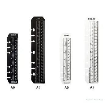 M17F Складные прямые функциональные масштабные линейки Маркер страниц для комплектов формата А5