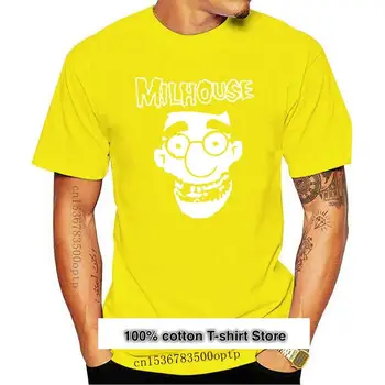 Milhouse-Camiseta de algodón a la moda para hombre, camiseta de manga corta, Misfits, nueva