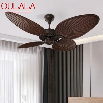 OULALA Nordic Без подсветки Потолочный вентилятор Ретро Гостиная Спальня Кабинет Кафе Отель