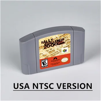 Rally Challenge 2000 для ретро 64-битного игрового картриджа версии для США в формате NTSC для детских подарочных игр