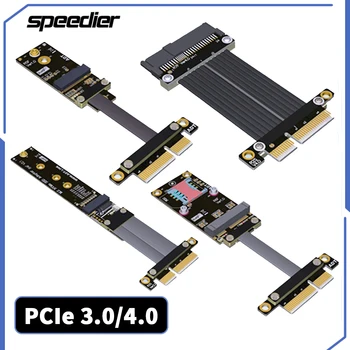 Riser PCIe 3.0 X4 К M.2 NVMe Ключу M/M.2 WiFi Ключ A.E./Мини-PCIe mPCIe/U.2 SFF-8639 SSD Удлинитель PCI Express 4.0 4x