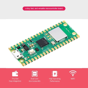 RP2040 для Raspberry Pi PICO Плата разработки Микроконтроллера Модуль Двухъядерный процессор Cortex M0 + 2,4/5 ГГЦ Wi-Fi
