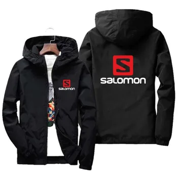 Salomon Новая Мужская деловая куртка, Повседневная Мужская бейсбольная куртка, Модная Уличная Ветровка, Высококачественная мужская куртка BasebaYK20l