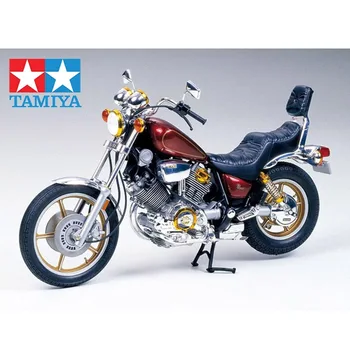 Tamiya 14044 1/12 Virago XV1000, Гоночный мотоцикл, Спорт, Мотоцикл ручной работы, Игрушка для хобби, Пластиковая модель, Строительный набор для сборки