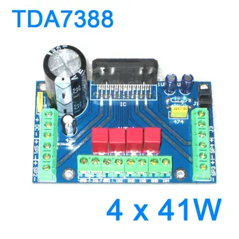 TDA7388 41W + 41W + 41W + 41W 4-канальная Плата Усилителя Мощности Звука BTL для Автомобильного Усилителя 12v PC