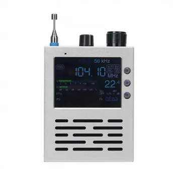 TEF6686 Полнодиапазонное радио All Band Radio FM/MW / SW /HF /LW радиоприемник с 3,2-дюймовым ЖК-дисплеем в металлическом корпусе