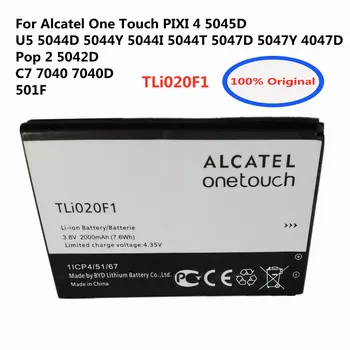 TLI020F1 Оригинал Для Alcatel One Touch PIXI 4 5045D Pop 2 5042D C7 7040 7040D 501F U5 5044D 5044Y 5044I 5044T Аккумуляторы для телефонов