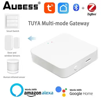 Tuya Zigbee Gateway HUB Беспроводной мост Smart Home Smart Life App Дистанционное управление датчиком ZigBee Через Alexa Home