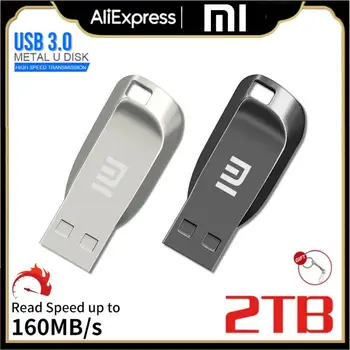 Xiaomi 512GB Memory Stick 1 ТБ USB 3,0 Высокоскоростной Флэш-Накопитель 2 ТБ Жесткий Диск 1 ТБ Металлический Мини-Ключ-Накопитель Для ПК Car Musie