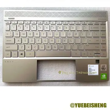 YUEBEISHENG Новый для HP X360 ENVY 13-AQ 13-aq1012TU 1013TU TPN-W144 подставка для рук, верхняя крышка клавиатуры США, золотистый