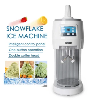 Автоматическая машина для производства льда из снежинок, машина для измельчения снежинок, Электрическая дробилка для блоков льда, коммерческая машина для бритья льда