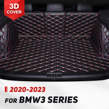 Автоматический Коврик для багажника с полным покрытием для BMW 3 Серии 2020 2021 2023, Накладка для автомобильного Багажника, Аксессуары для защиты салона Грузового Лайнера