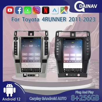 Автомобильная стереосистема 15,6 дюйма для Toyota 4Runner 2010-2023 Android Автоматическая GPS навигация, мультимедийный плеер Carplay Wireless AUTO